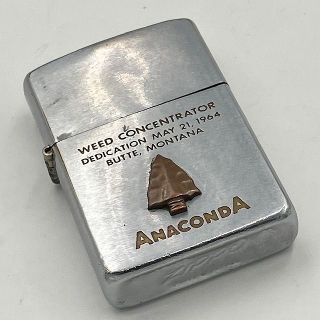 ZIPPO ビンテージ ジッポー 1964年 Anaconda Copper Mining Company PAT.2517191