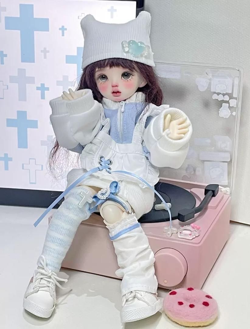 ディーラー製ドール服 幼SD ドレス 洋服 1/6 水色-C1110 - メルカリ