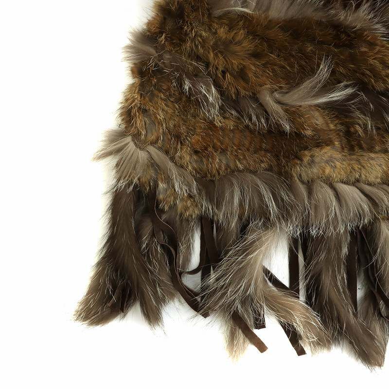 【チェルシーガーブ】CHELSEAGARB新品未使用！ファー付きストール チェルシー ガーブ CHELSEA GARB 毛皮スヌード ストール