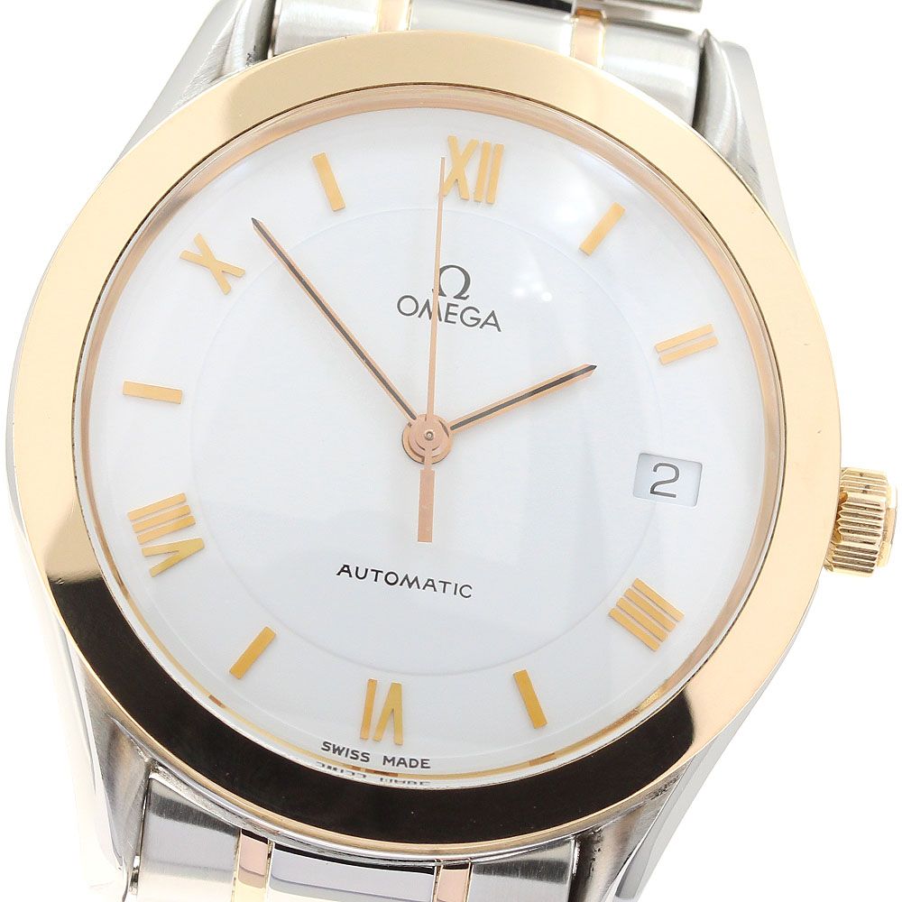 オメガ OMEGA 3300.20 スピード クラシック デイト コンビ 自動巻き メンズ 保証書付き_912324