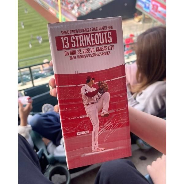 MS】大谷翔平 2023年4月8日球場配布 自己最多13奪三振記念