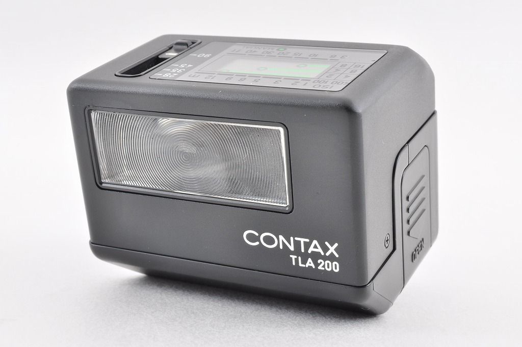 コンタックス Contax TLA200 ブラック TTL 純正フラッシュ シュー マウント G1 G2対応