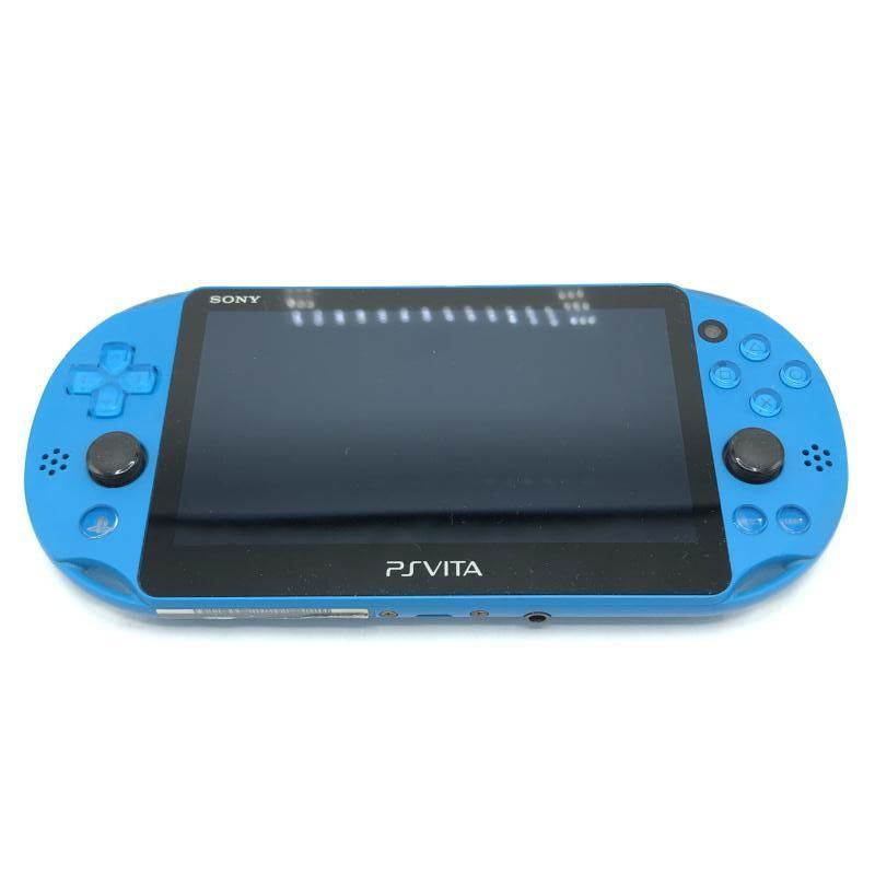 本体 動作 済みジャンク SONY|PSVITA アクア ブルー|PCH-2000|画面ヤケ スティック不良 6