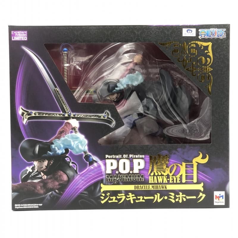 【中古】メガハウス P.O.P 鷹の目 ジュラキュール・ミホーク ワンピース Portrait.Of.Pirates NEO-MAXIMUM[10]