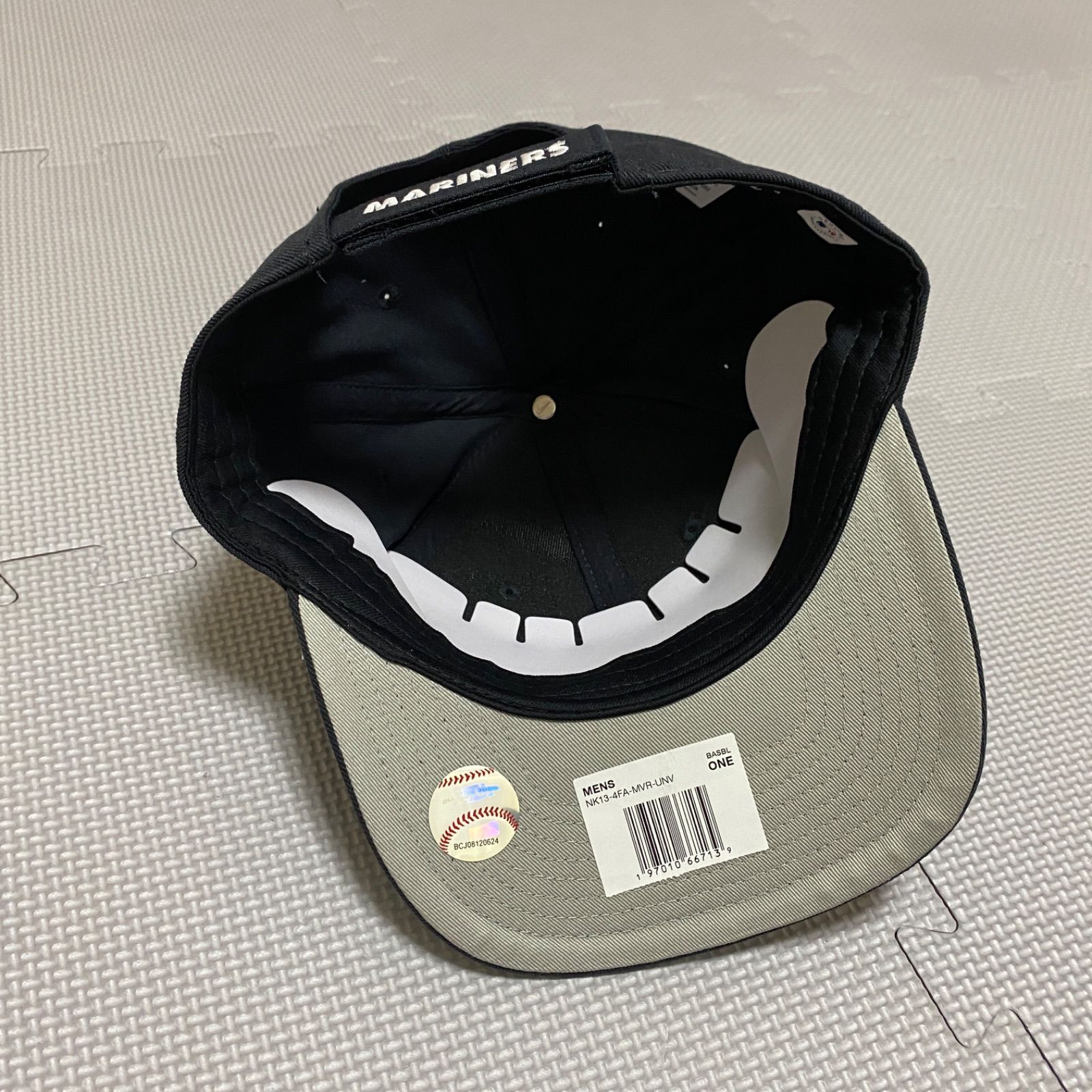 《NIKE》ナイキ シアトル マリナーズ キャップ クラシック99 OGチームカラー ネイビー シルバー グリーン つば裏 グレー