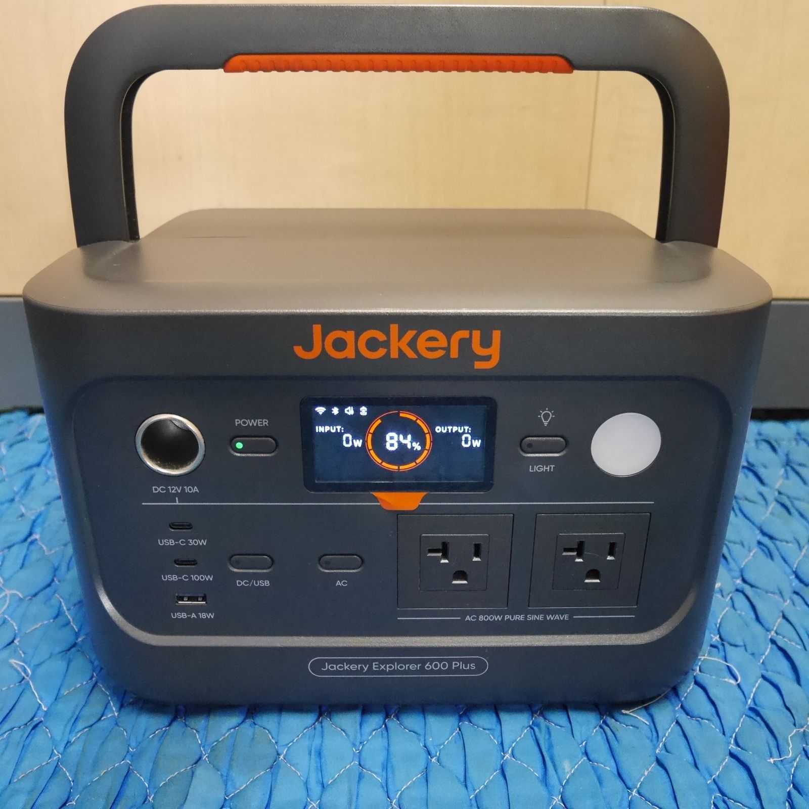 送料無料 キレイ JACKERY ポータブル 電源 600 Plus JE-600C 防災 アウトドア キャンプ 等に ジャクリ 現状品