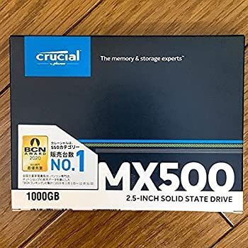 【中古】「非常に良い」Crucial Crucial 3D NAND TLC SATA 2.5inch SSD MX500シリーズ 1.0TB CT1000MX500SSD1JP