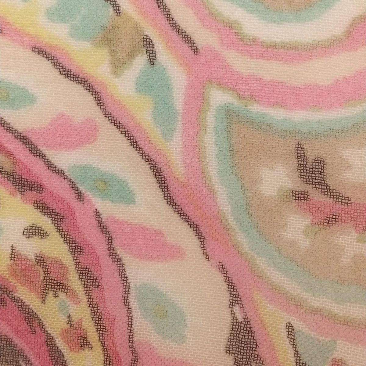ETRO 多色柄 ストール ETRO (エトロ) ペイズリー柄 カシミヤ混ストール