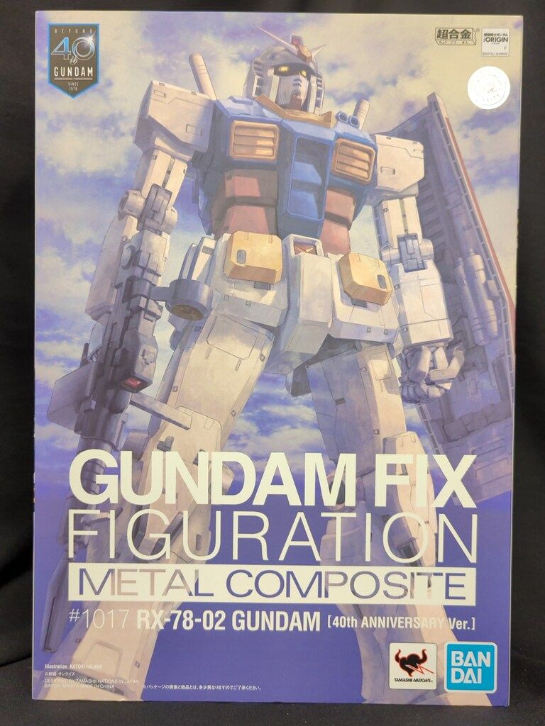 BANDAI SPIRITS GUNDAM FIX FIGURATION METAL COMPOSITE 機動戦士ガンダム RX-78-02 ガンダム 40周年記念Ver. 1017