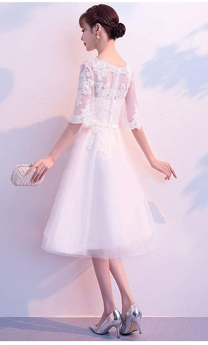 Ominefans 可愛い ウェディングドレス 二次会ドレス 結婚式 プリンセス 