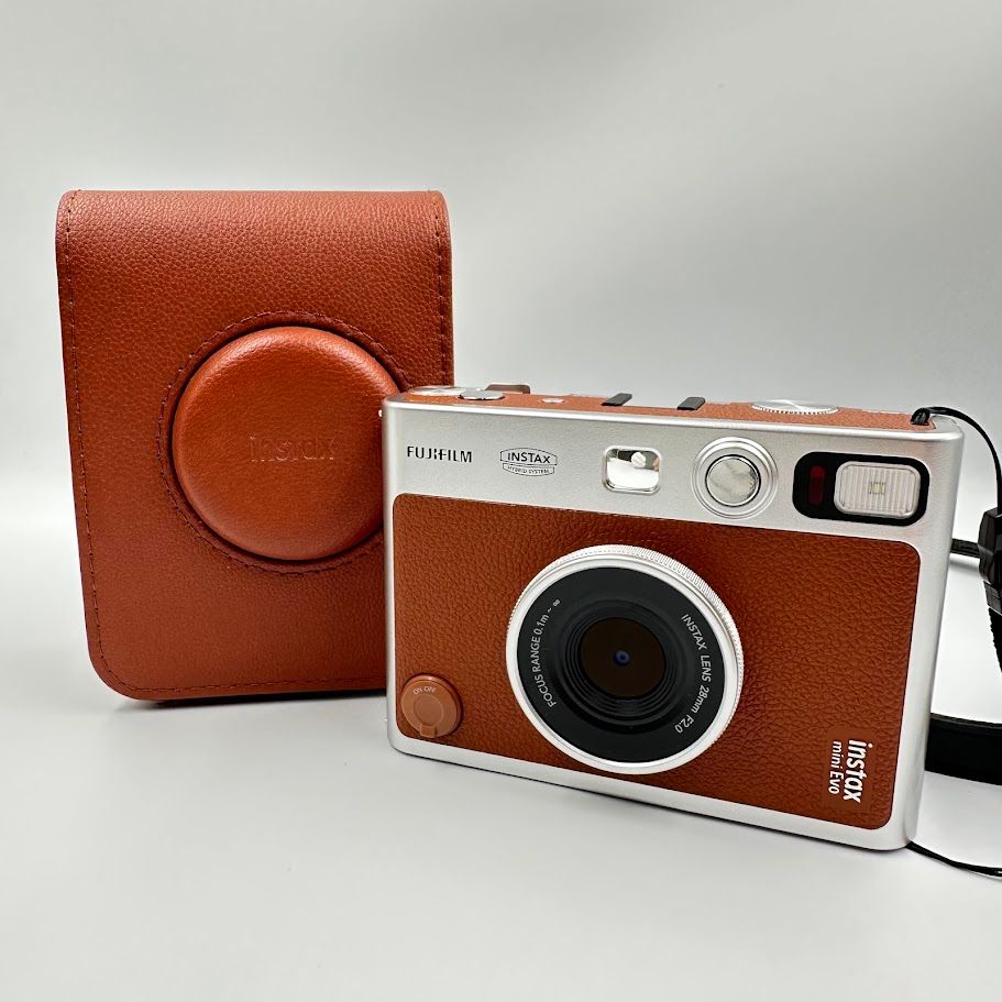 FUJIFILM instax mini Evo フィルムカメラ フィルム付き