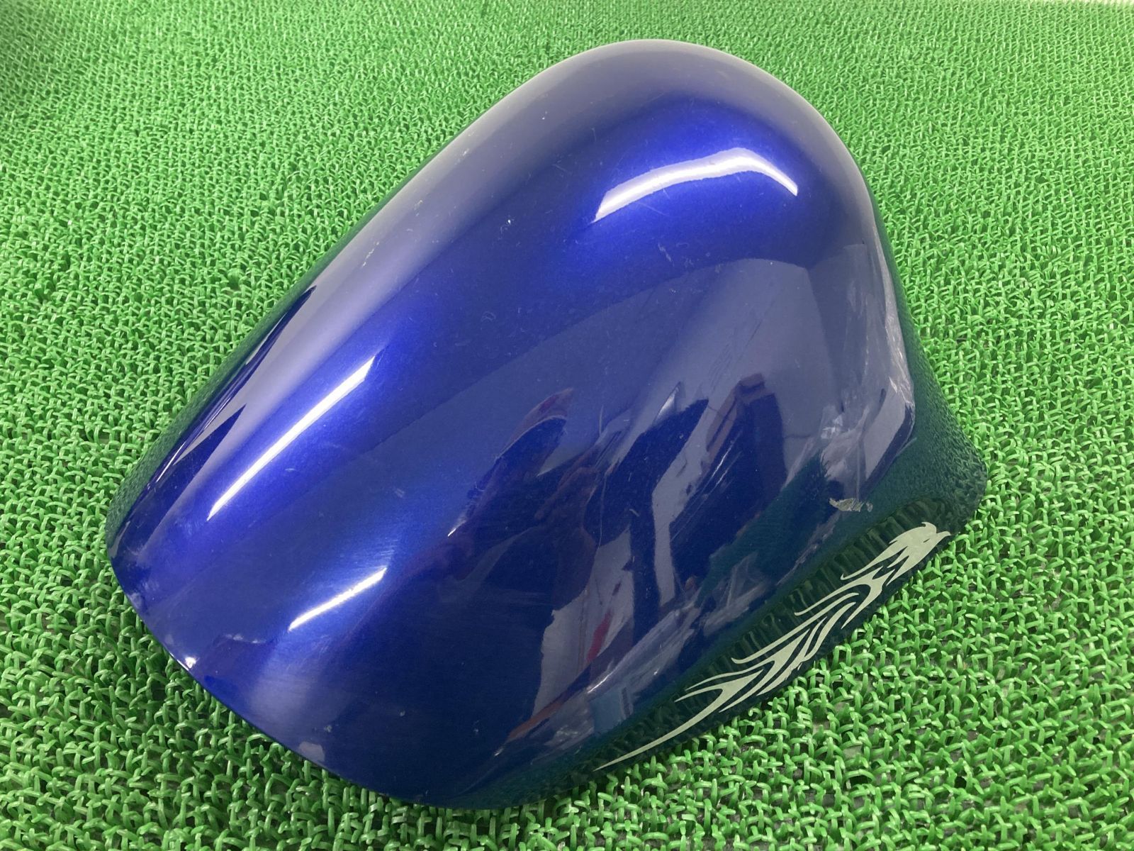 GSX1300Rハヤブサ シングルシートカウル 青M 社外 中古 バイク