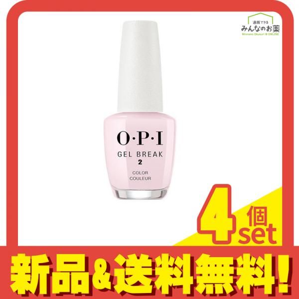 O・P・I ジェルブレイク ネイルラッカー プロパリー ピンク NTR03 15mL 4個セット まとめ売り
