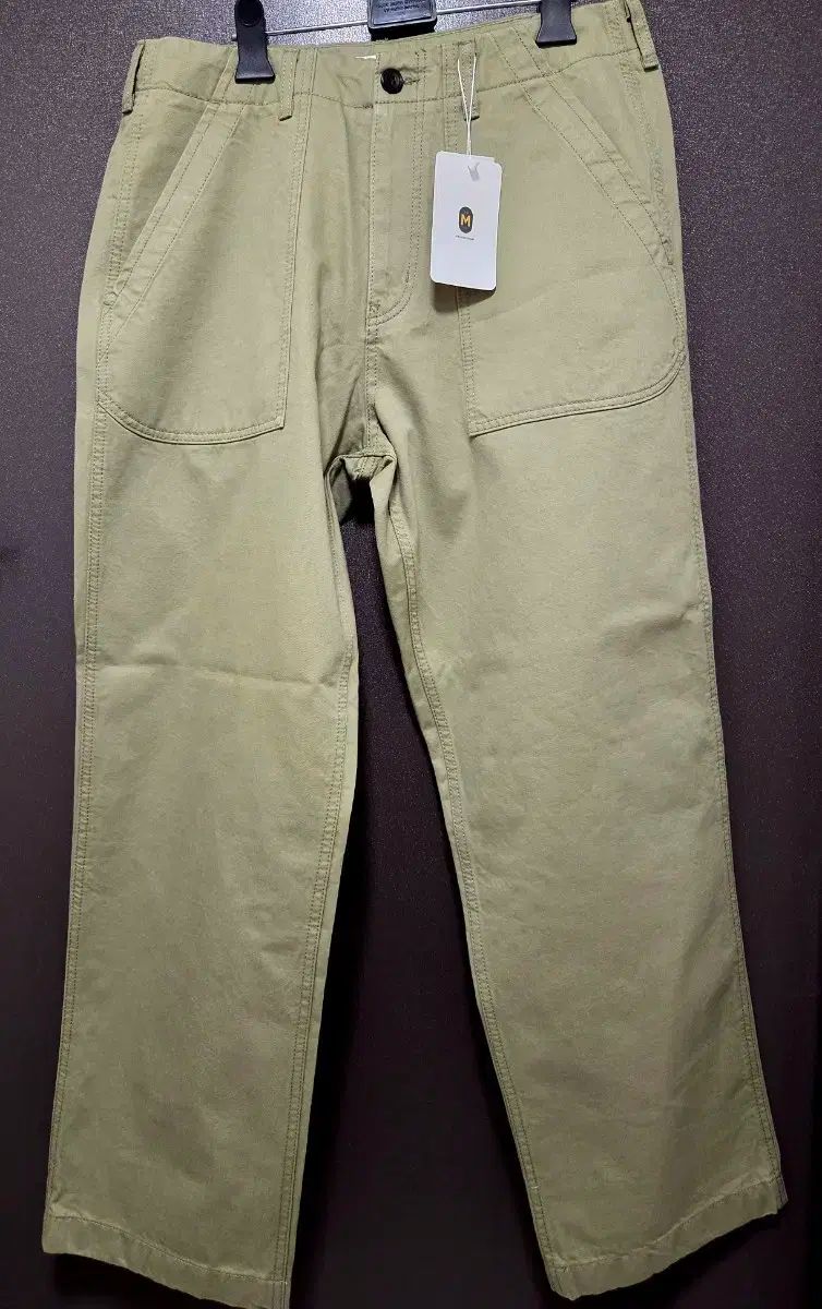 MANNERGRAM カーキ色 ファー ティ fatigues オリーブ ズボン