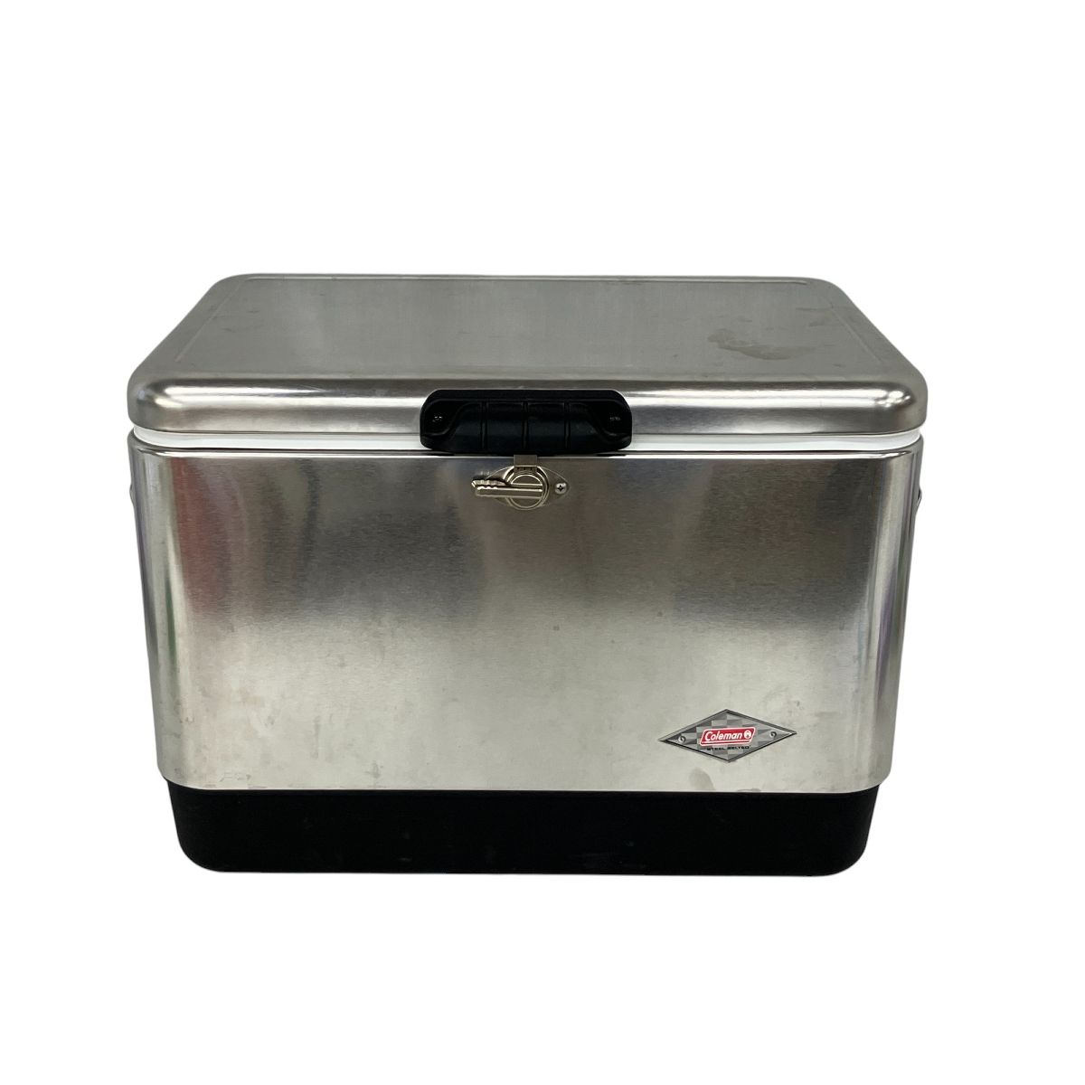 Coleman 54QT スチール ベルト 6150 6155 クーラー ボックス シルバー キャンプ用品 アウトドア コールマン S10030945