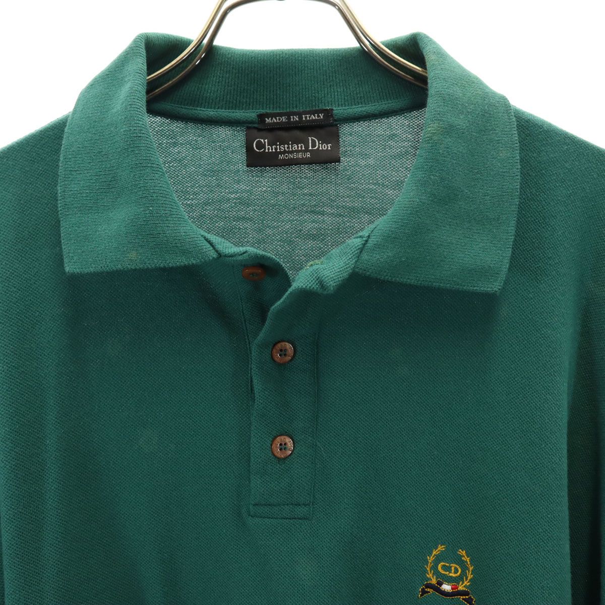 シルク100%】Christian Dior MONSIUR ポロシャツ M クリスチャン