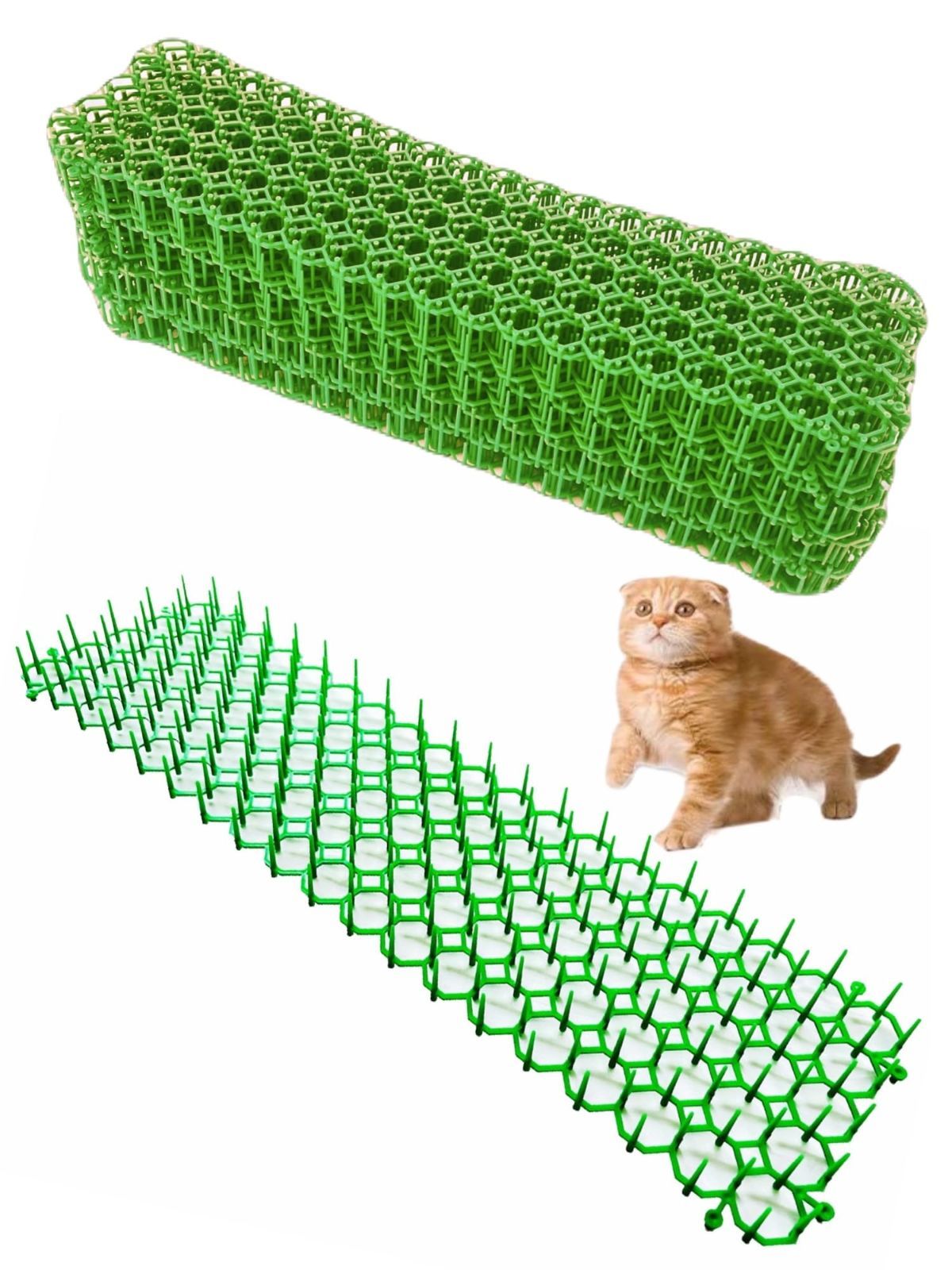 猫よけシート 猫よけとげマット ONESORA 495×140㎜ 24枚入り 野良猫 侵入防止 フン害防止 犬猫侵入防止