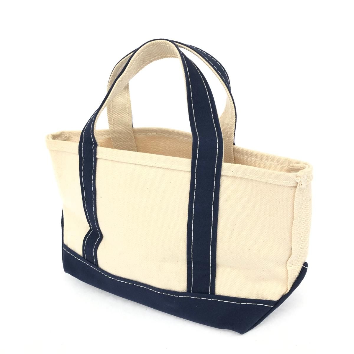 美品 L.L.Bean エルエルビーン トートバッグ ネイビー/ベージュ 
