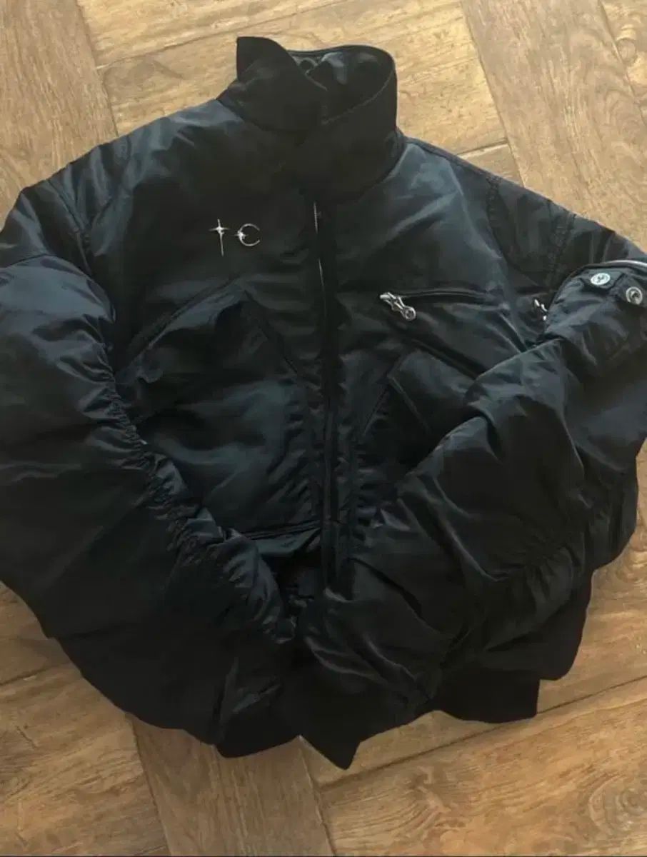 ブラック MA-1 フライトジャケット　サグクラブ　thugclub ☆確実正規品☆ 新品 Thug club サグクラブ MA1 フライト