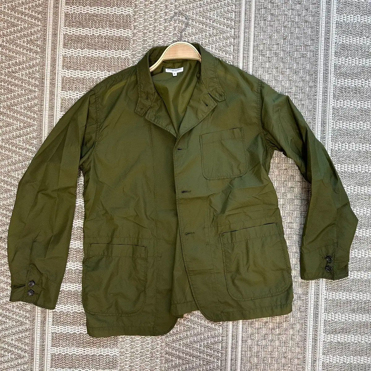 【雷市場（ポンジャン）商品韓国直送】ENGNIEERED GARMENTS(エンジニアドガーメンツ) マイクロリップストップ ロイター ジャケット S スモール