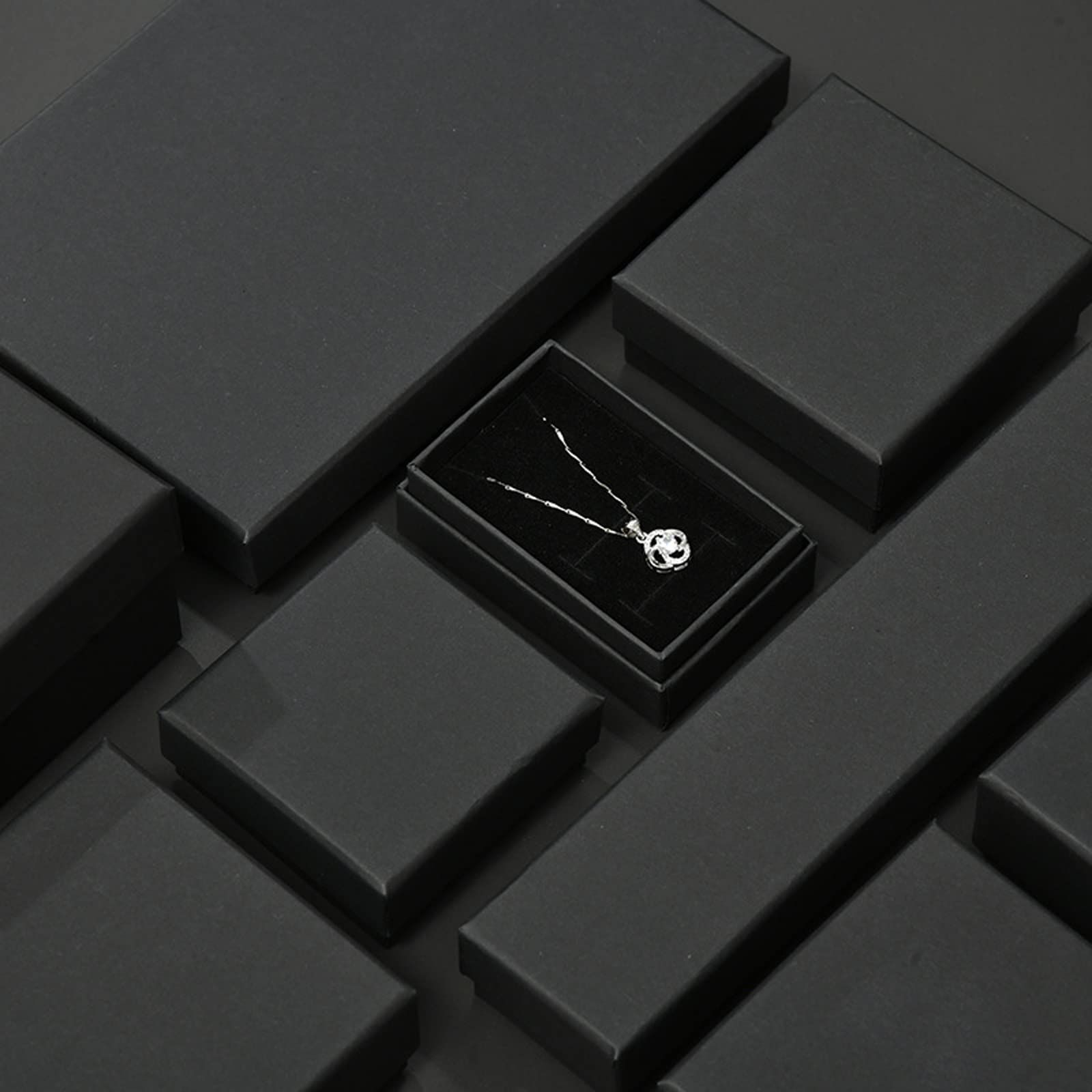  在庫 Jie Du ギフトボックス 箱 ラッピング ラッピングボックス ギフト パッケージ セット 黒 スティックのり ステーショナリー ギフト袋 ラッピング 包装