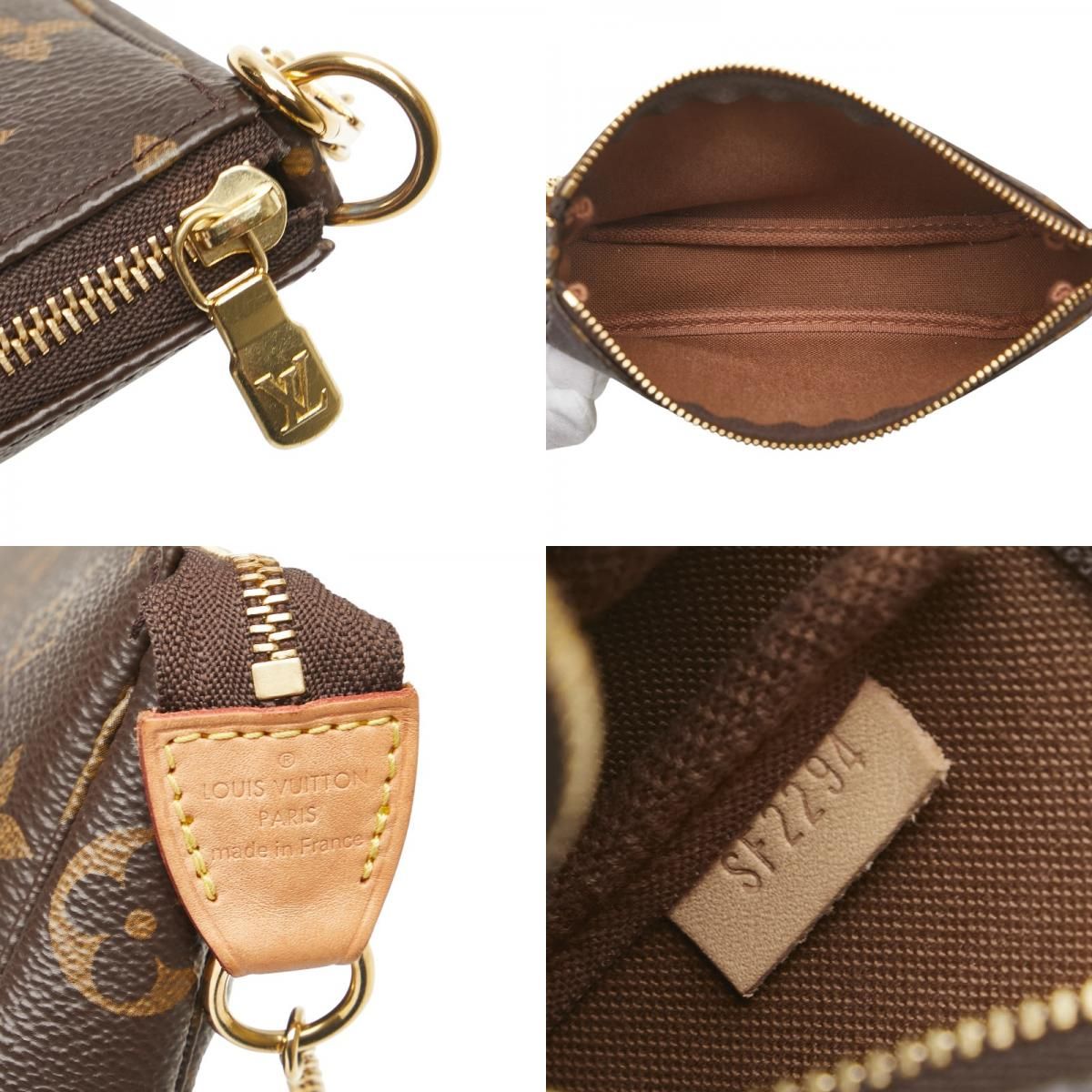 ルイ ヴィトン モノグラム ミニ ポシェット アクセソワール チェーン  