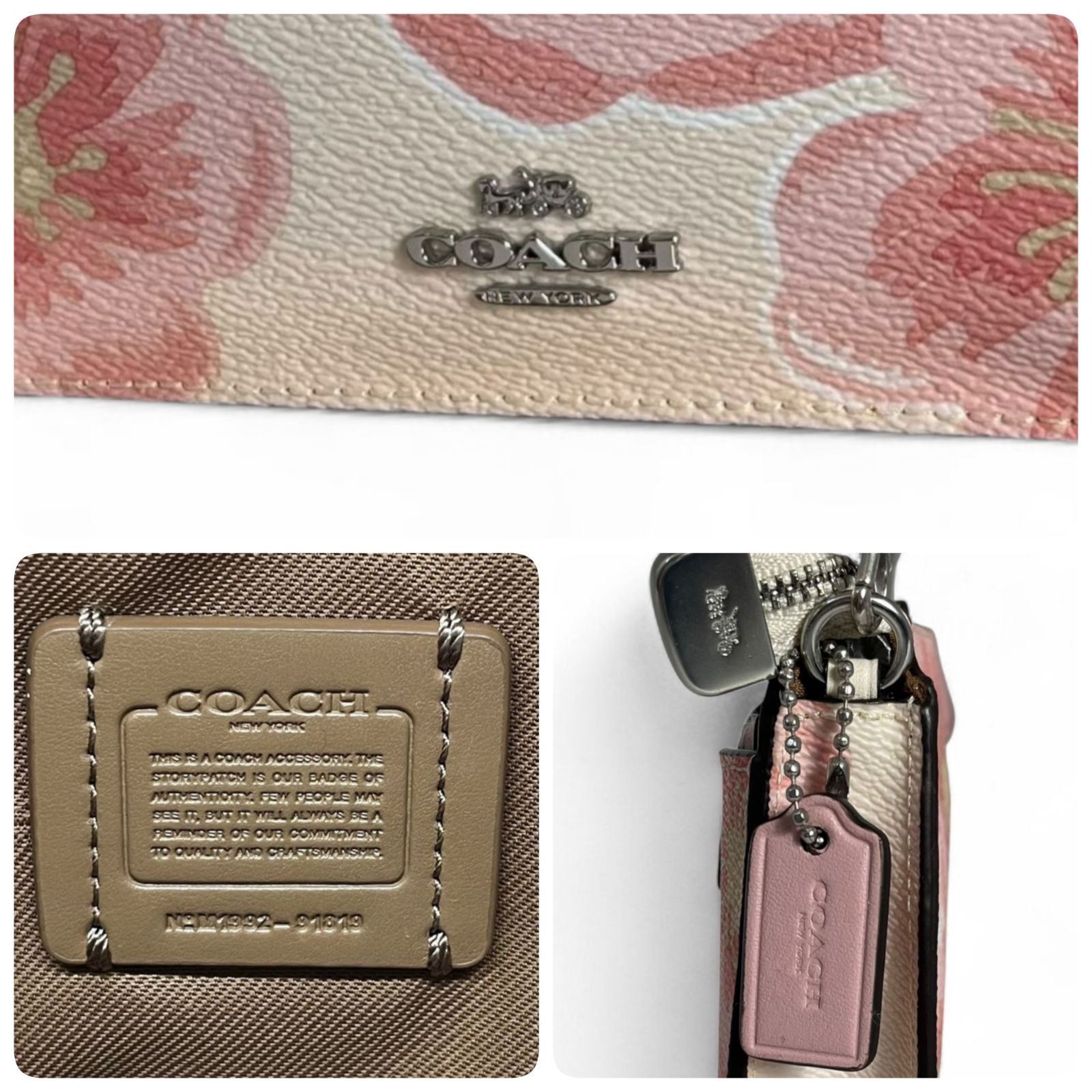 COACH ショルダーバッグ ノア ポップアップ メッセンジャー 日本限定 桜 極美品 日本 限定品✨ コーチ 2way 桜 ノア ポップアップ