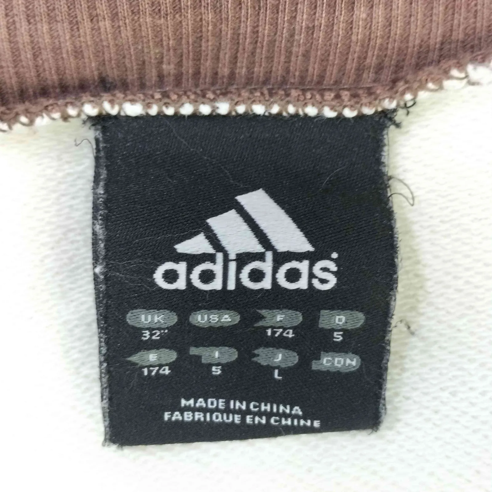 アディダス adidas 復刻万国旗タグ ロゴ刺繍 スリーストライプス 