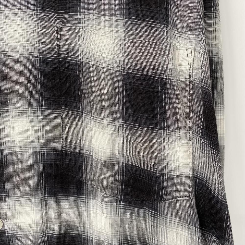 最終値下げ GENERAL レーヨン オンブレチェックシャツ lemontea