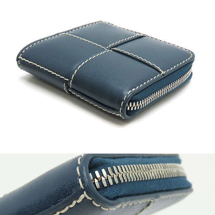 ボッテガヴェネタ】2つ折り 財布 カセット スクエア コンパクトジップ