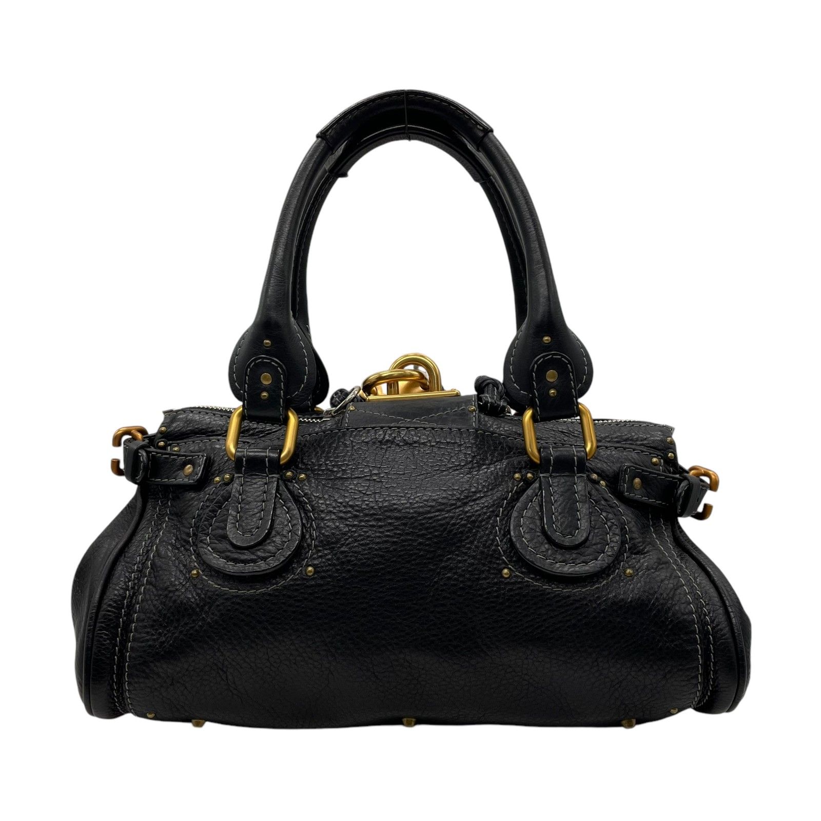 極めて美品 クロエ Chloe ハンドバック パディントン ブラック