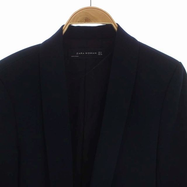 ザラウーマン ZARA WOMAN デザインスリーブ ジャケット ショールカラー