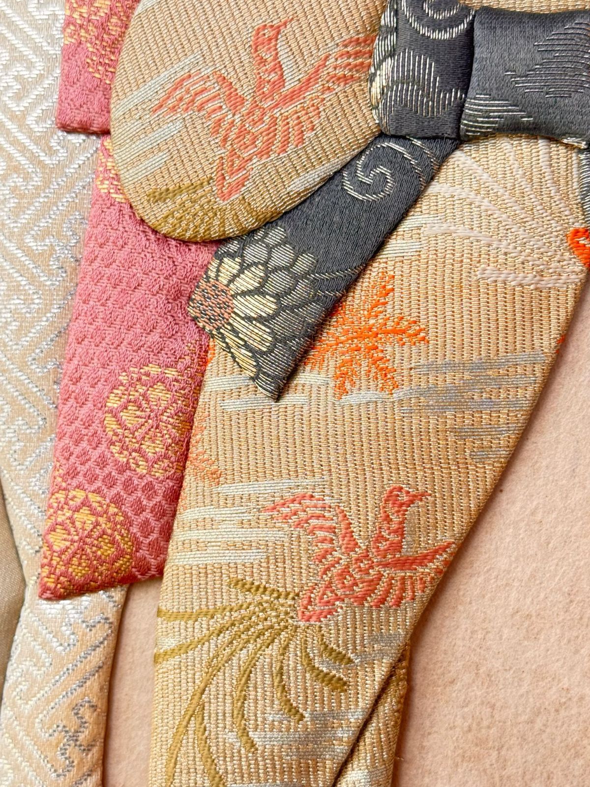 107 押し絵 くるみ絵 押絵 日本画 美術品 時代物 額付き 押絵細工