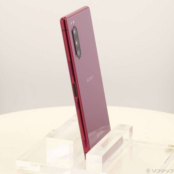 中古品〕 Xperia 5 64GB レッド SO-01M docomo【276】 - メルカリ