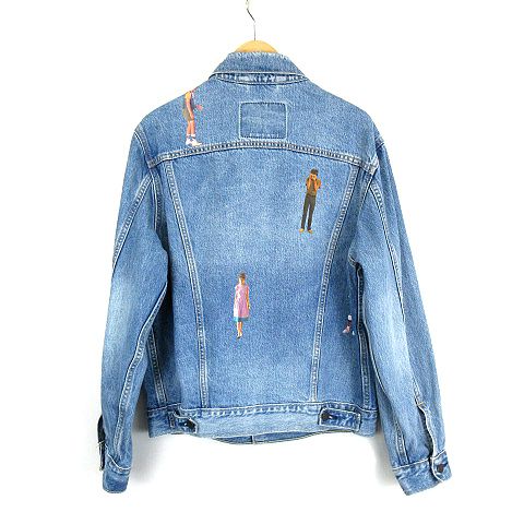 リーバイス Levi's Stranger Things ストレンジャー シングス MOTOCROSS LEGEND デニム ジャケット Gジャン  インディゴ S