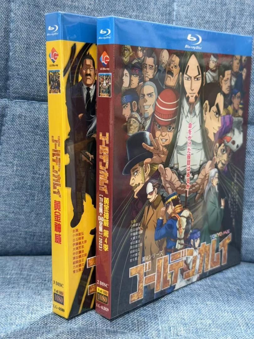 ゴールデンカムイ 第1+2+3+4期+OAD Blu-ray ゴールデン