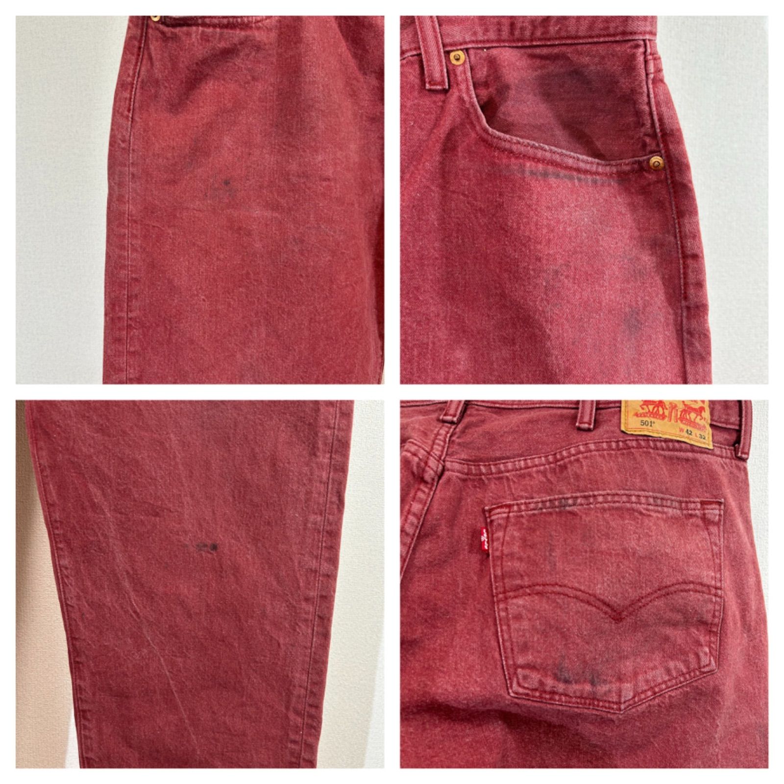 リーバイス501カラーデニムパンツLEVI