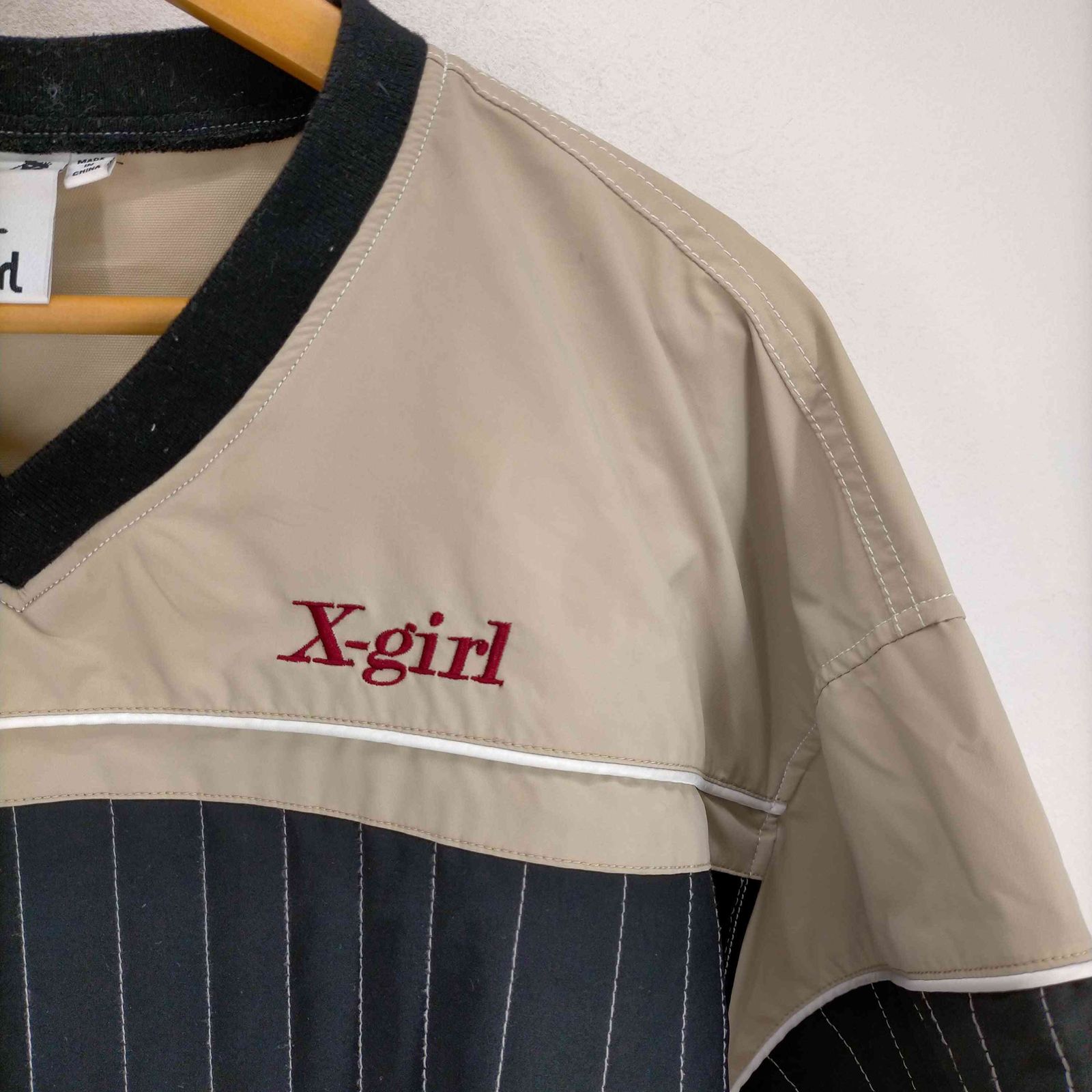 エックスガール X-girl 23SS PANELED TRACK TOP レディース JPN：M 