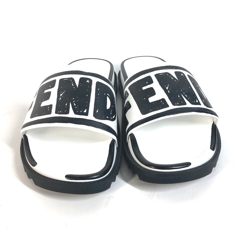 【FENDI】ホワイト レザー サンダル Fendi FFold Leather White | Fendi