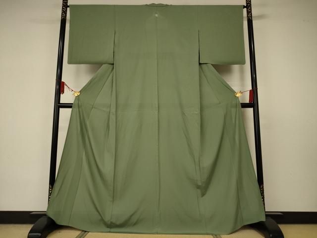 平和屋着物○男性 紬・羽織セット 着物・赤墨色 羽織：蝋色 格子柄 