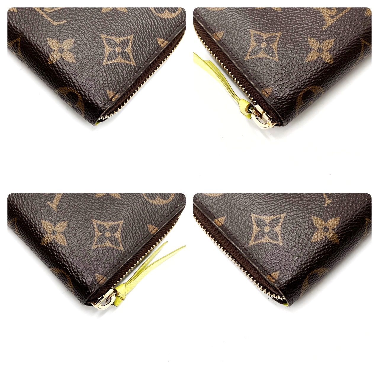 ✨良品✨ LOUISVUITTON ルイヴィトン 長財布 ラウンドファスナー モノグラム ポルトフォイユクレマンス ピモン ウォレット 総柄  ゴールド金具 ロゴ型押し シリアル カードケース ウォレット 小銭入れ PVCレザー レディース ブラウン 茶色 - メルカリ