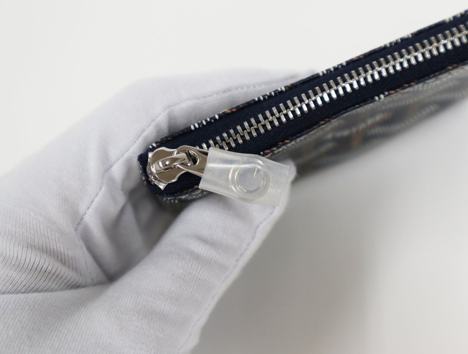 ゴヤール GOYARD セナナノキーポーチ ネイビーブルー