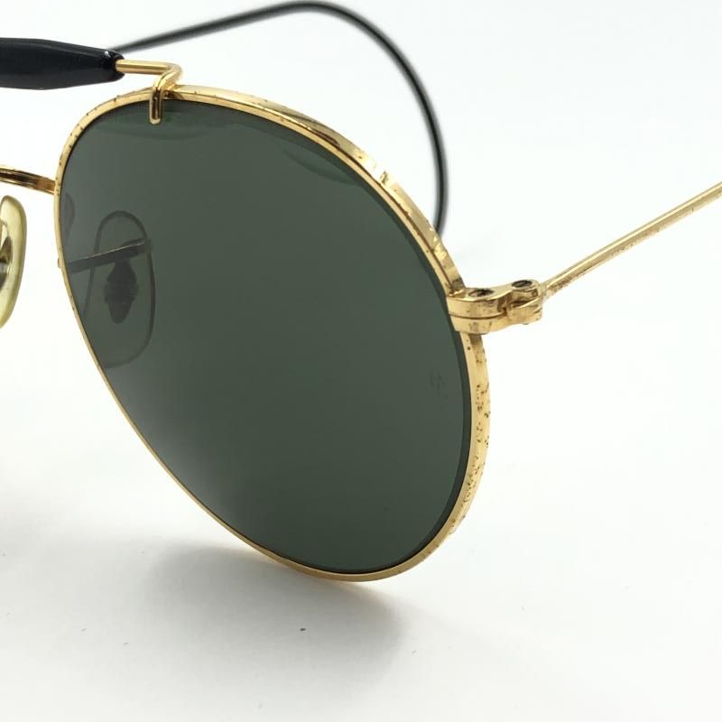 レイバン　ボシュロム製　ラウンドメタル Ray-Ban] 90's USA製 B&L レイバン ラウンドメタル ブラック