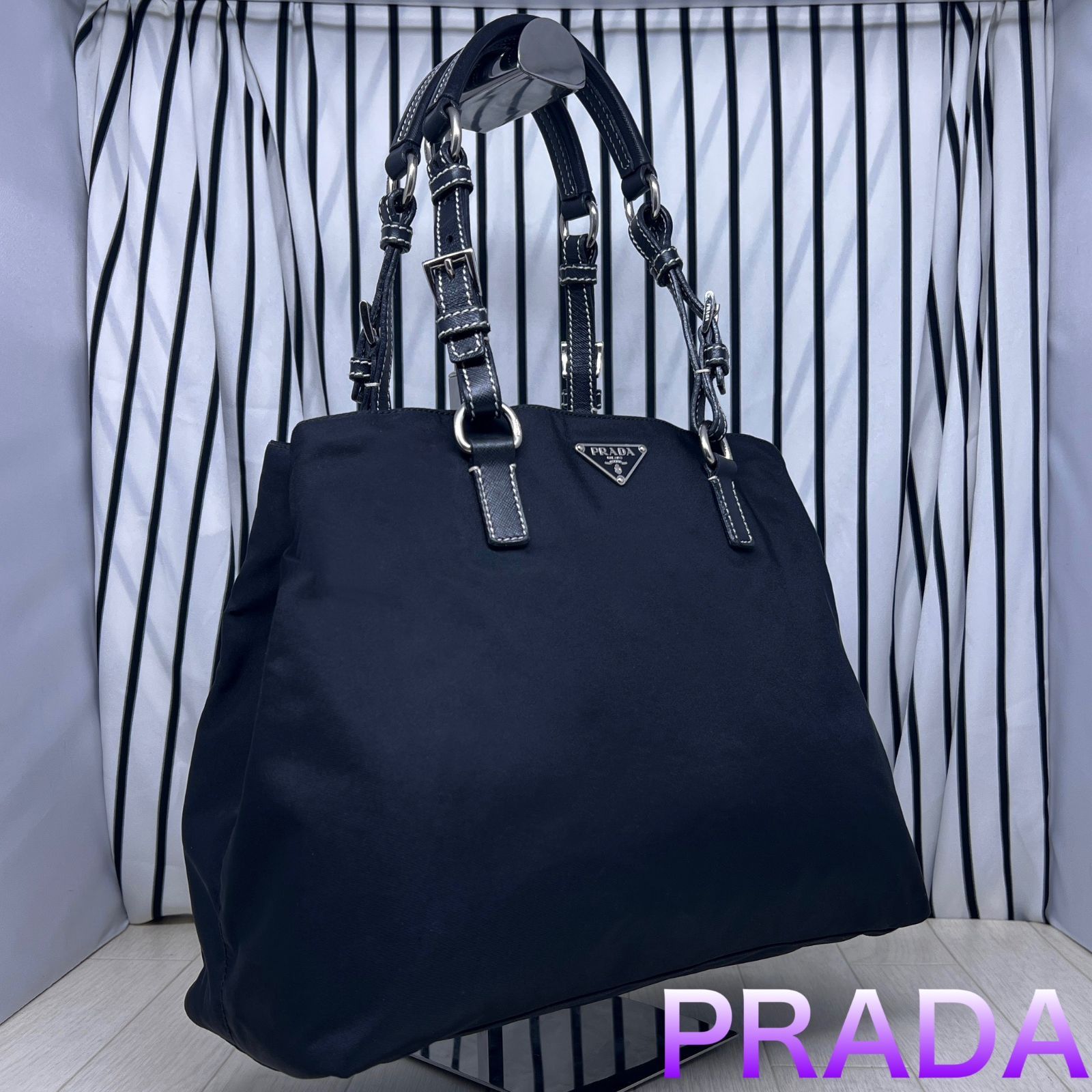 【美品】PRADA×プラダ トートバッグ