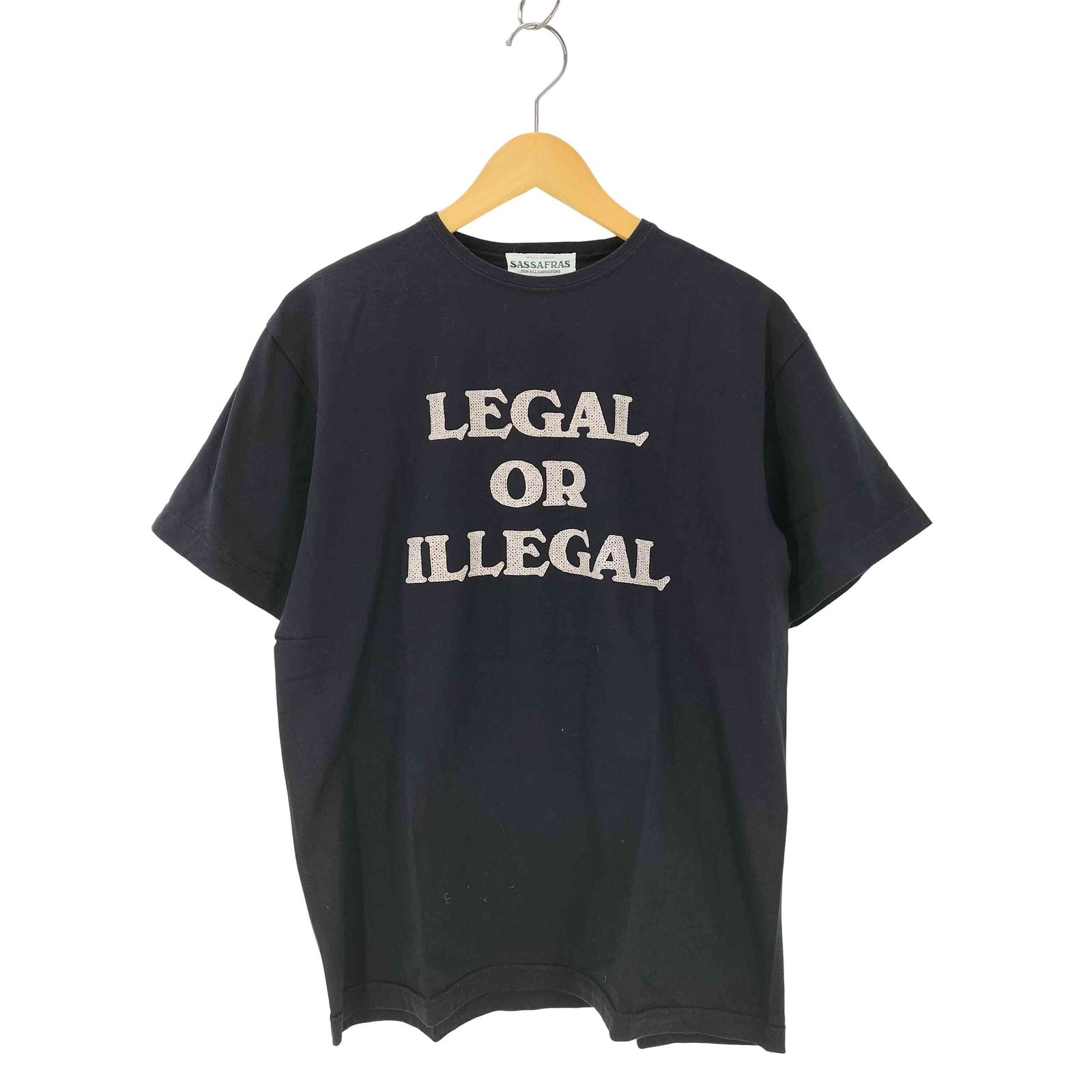 ササフラス SASSAFRAS LEGAL OR ILLEGAL T 1/2 メンズ  M