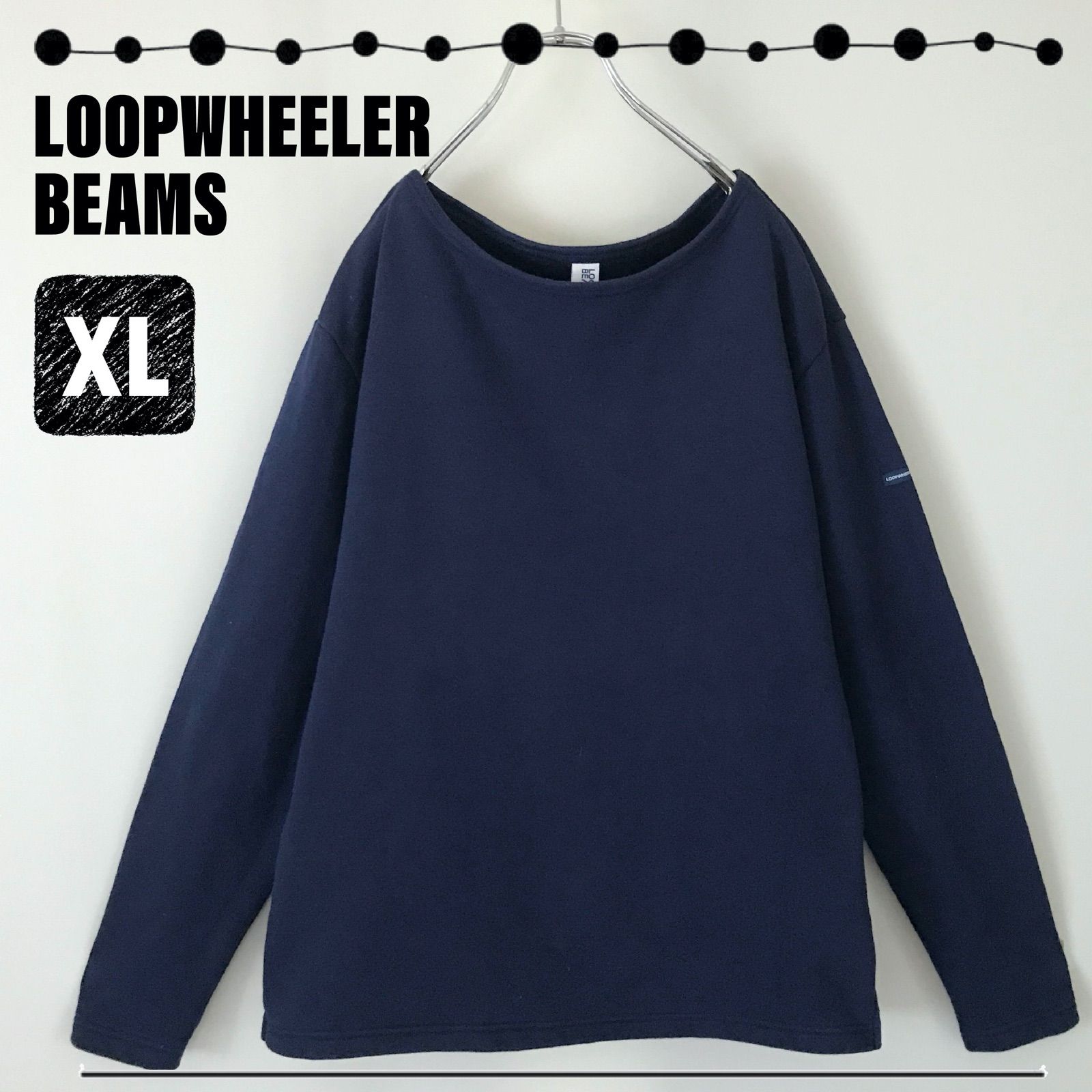 LOOPWHEELER × BEAMS PLUS☆ループウィラー☆別注 ボートネック