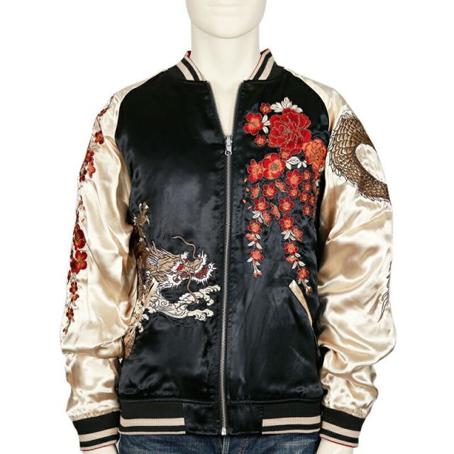 送料無料】 絡繰魂 粋 カラクリダマシイ イキ 月光龍群 刺繍 和柄