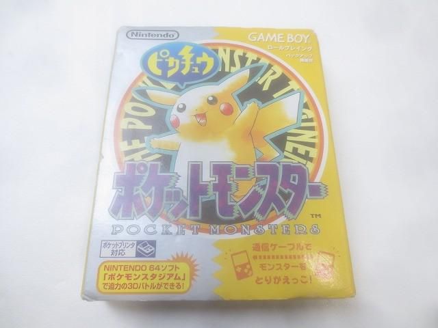 品 ゲーム ゲームボーイ ソフト ポケットモンスター ピカチュウ き
