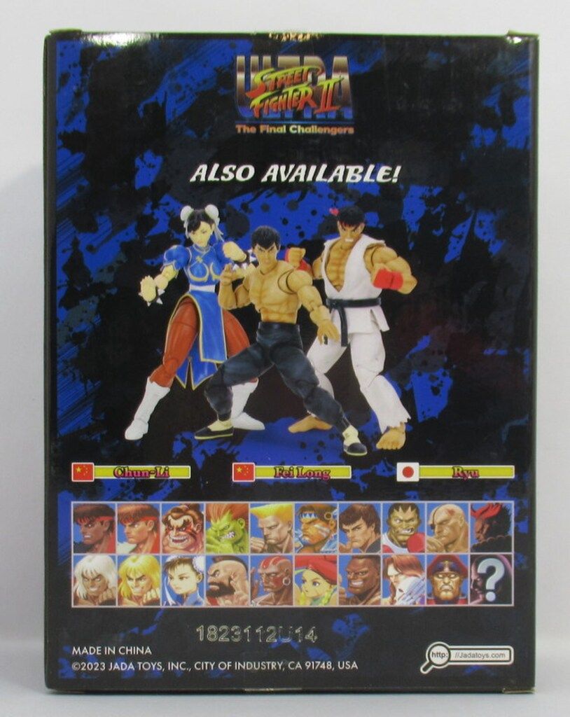 Jada toys アクションフィギュア ウルトラストリートファイターII フェイロン