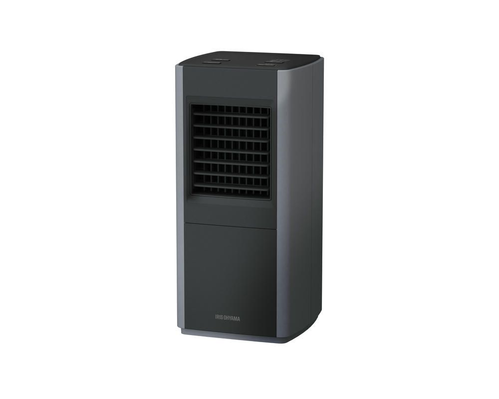 アイリスオーヤマ ヒーター セラミックファンヒーター 大風量 600|1000W|1200W 3段階温度調整 転倒オフ機能 速暖 幅17.5×奥行19.15×高さ37.1 小型 スリム コンパクト グレー IRIS OHYAMA CH-12TDS1-H